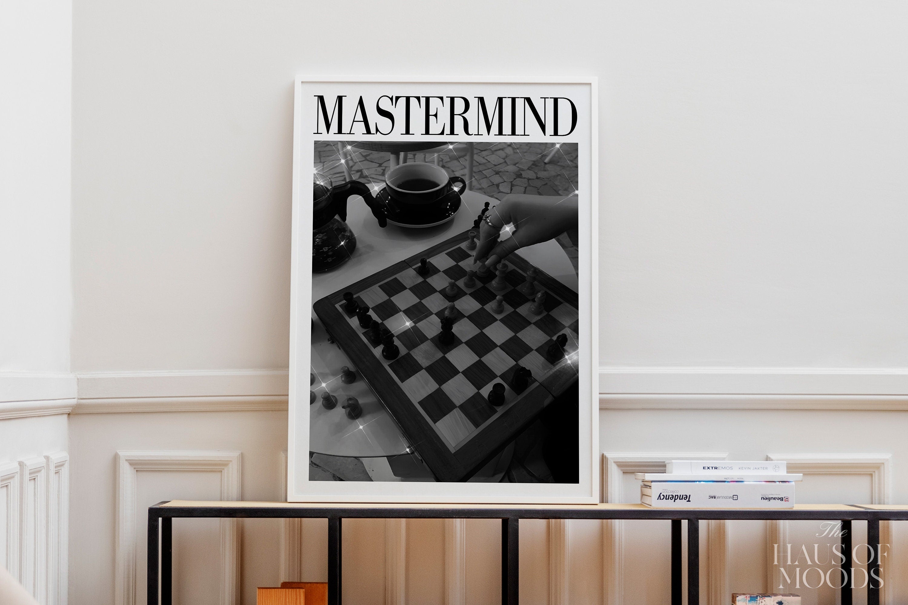 Mastermind Chess Board Print