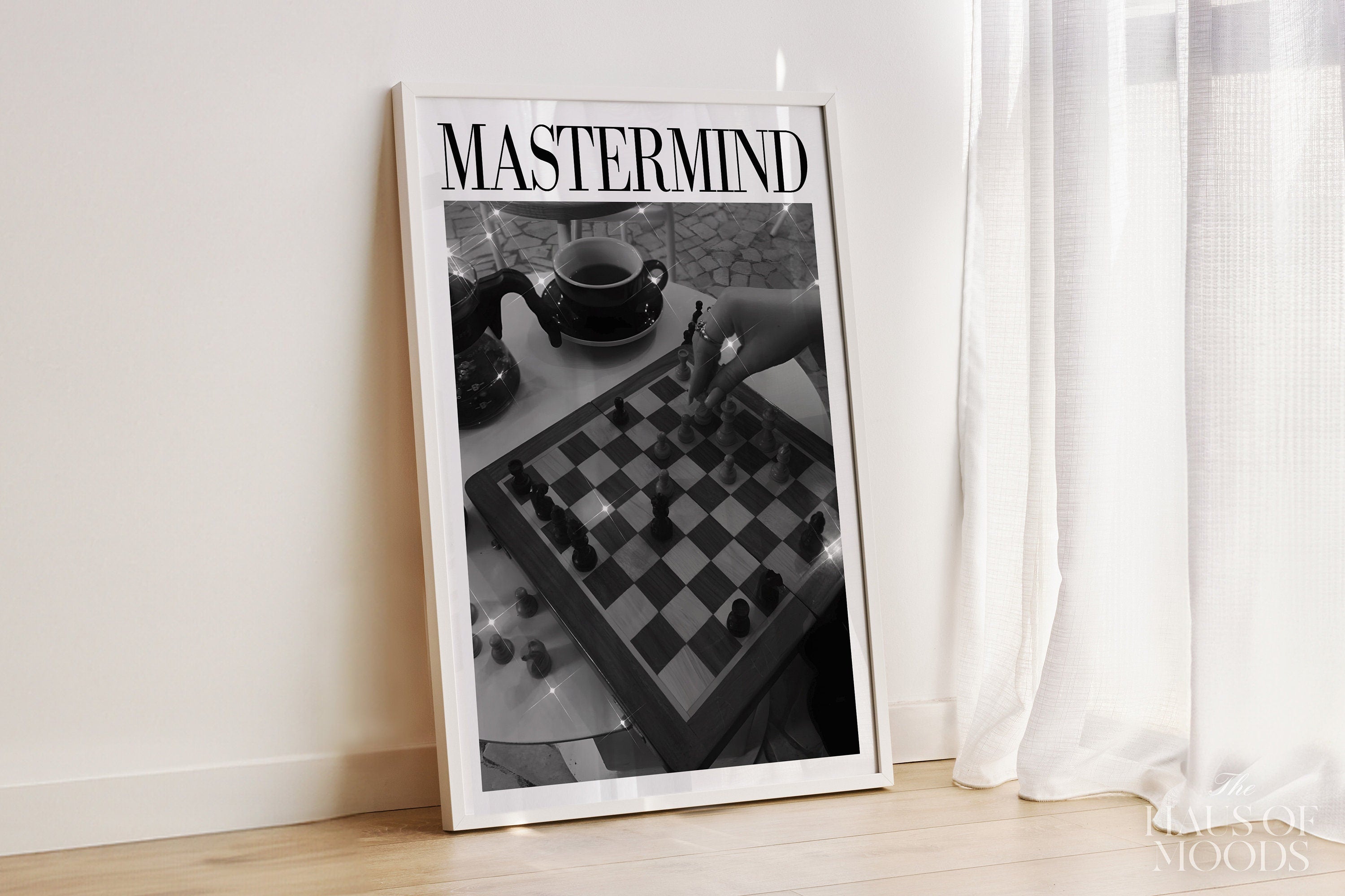 Mastermind Chess Board Print