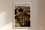 Mastermind Print, Taylor Midnights, Retro Aesthetic, Girly Wall Art, Preppy Wall Art, Dorm Room Decor, Art, Taylor Gift, Chess Board Active