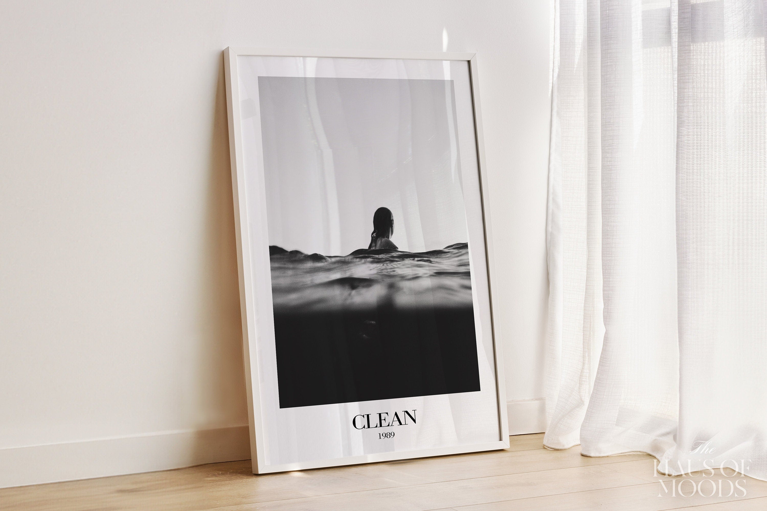 1989 Clean Poster | Printable Digital Download | Digital Download Print at Home | Subtle Aesthetic Print