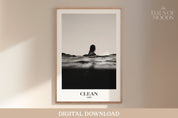 1989 Clean Poster | Printable Digital Download | Digital Download Print at Home | Subtle Swiftie Aesthetic Home Decor | Girly Wall Art, 1989 Taylors Version | 1989 | I think I am finally clean, Taylor Swift Wall Art, Swiftie Posters