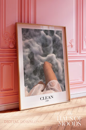 1989 "Clean" Poster | Printable Digital Download | Subtle Aesthetic | Girly Wall Art | Dorm Room Decor