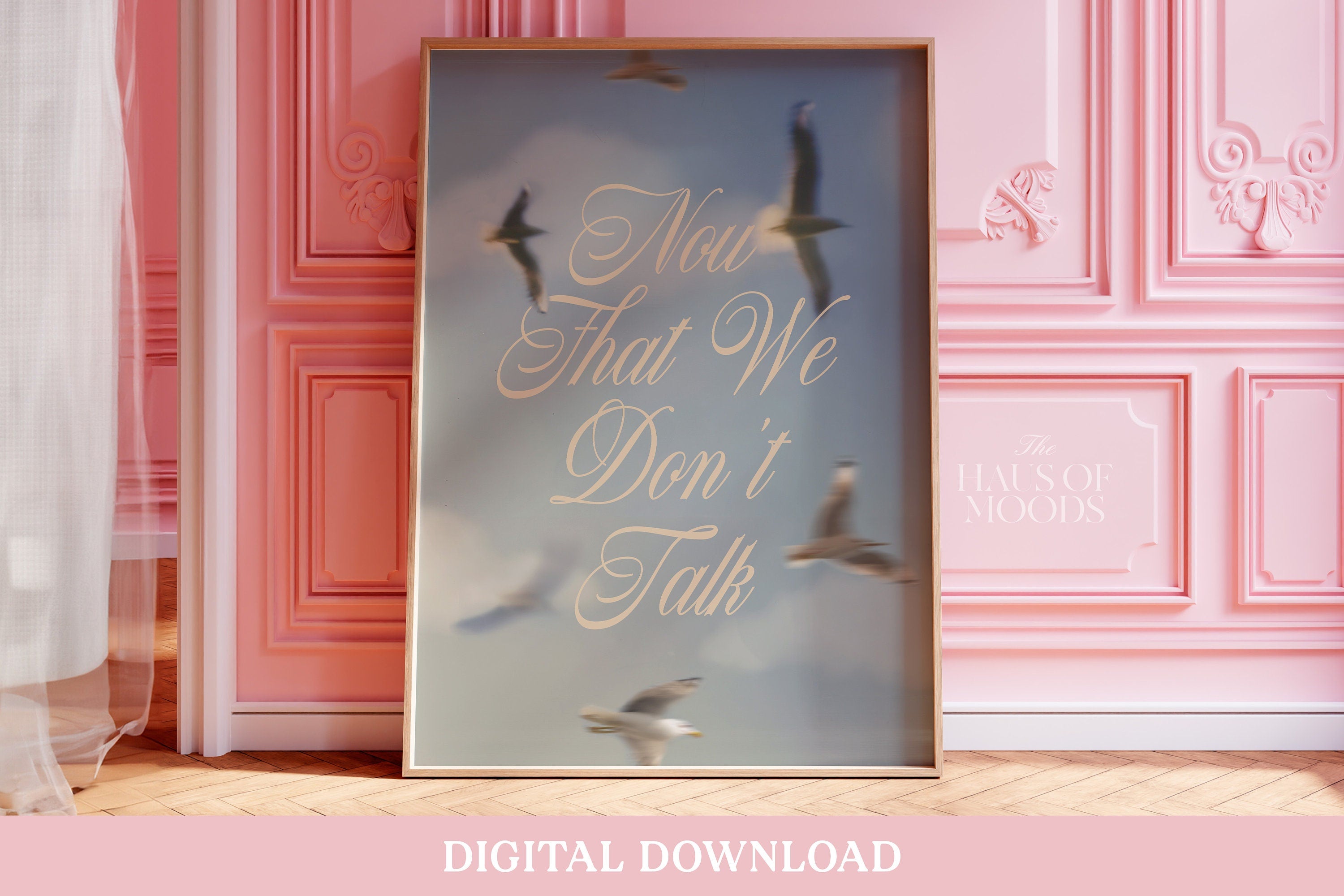 Now that we don&#39;t talk, from the vault, Suburban Legends, Style, Blank Space, Taylor Gift, Swiftie Gift, Clean, The Eras Tour, Out Of the Woods 1989 Poster, Digital Download | Print at Home | Retro Aesthetic, Girly Wall Art, Preppy Wall Art,Dorm Room