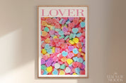 Lover era, lover lyrics, candy hearts, daylight lyrics, cruel summer, cruel summer lyrics, minimal swiftie, Retro Aesthetic, Pink Girly Wall Art, Preppy Wall Art, Dorm Room Decor Wall Art, Swiftie Gift, Cowboy Like Me, Digital Print, Retro Aesthetic