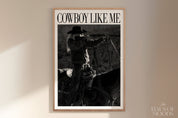 Cowboy Like Me Digital Print, Retro Aesthetic, Pink Girly Wall Art, Preppy Wall Art, Dorm Room Decor Wall Art, Swiftie Gift, Cowboy Like Me, Digital Print, Preppy Wall Art, Dorm Room Decor Wall Art Swiftie Gift, Evermore, y2k wall art preppy wall art