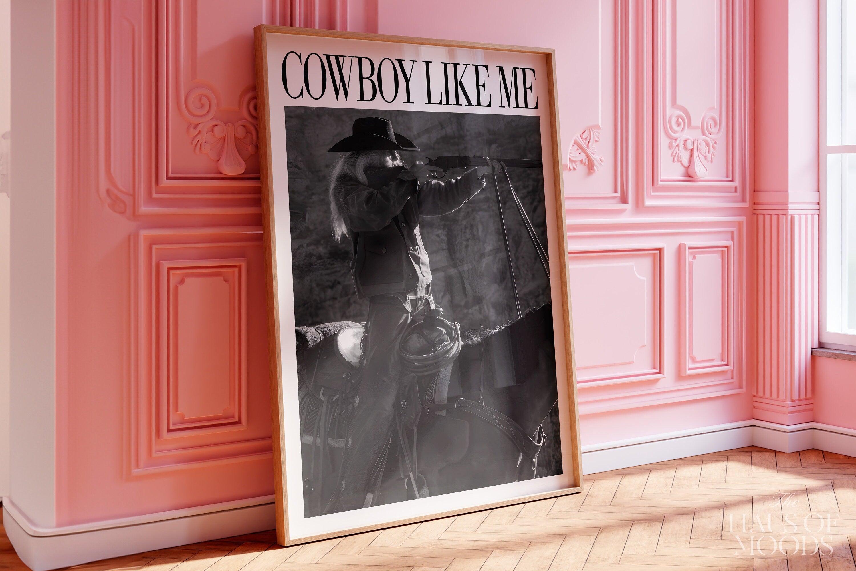 Cowboy Like Me Digital Print, Retro Aesthetic, Pink Girly Wall Art, Preppy Wall Art, Dorm Room Decor Wall Art, Swiftie Gift, Cowboy Like Me, Digital Print, Preppy Wall Art, Dorm Room Decor Wall Art Swiftie Gift, Evermore, y2k wall art preppy wall art