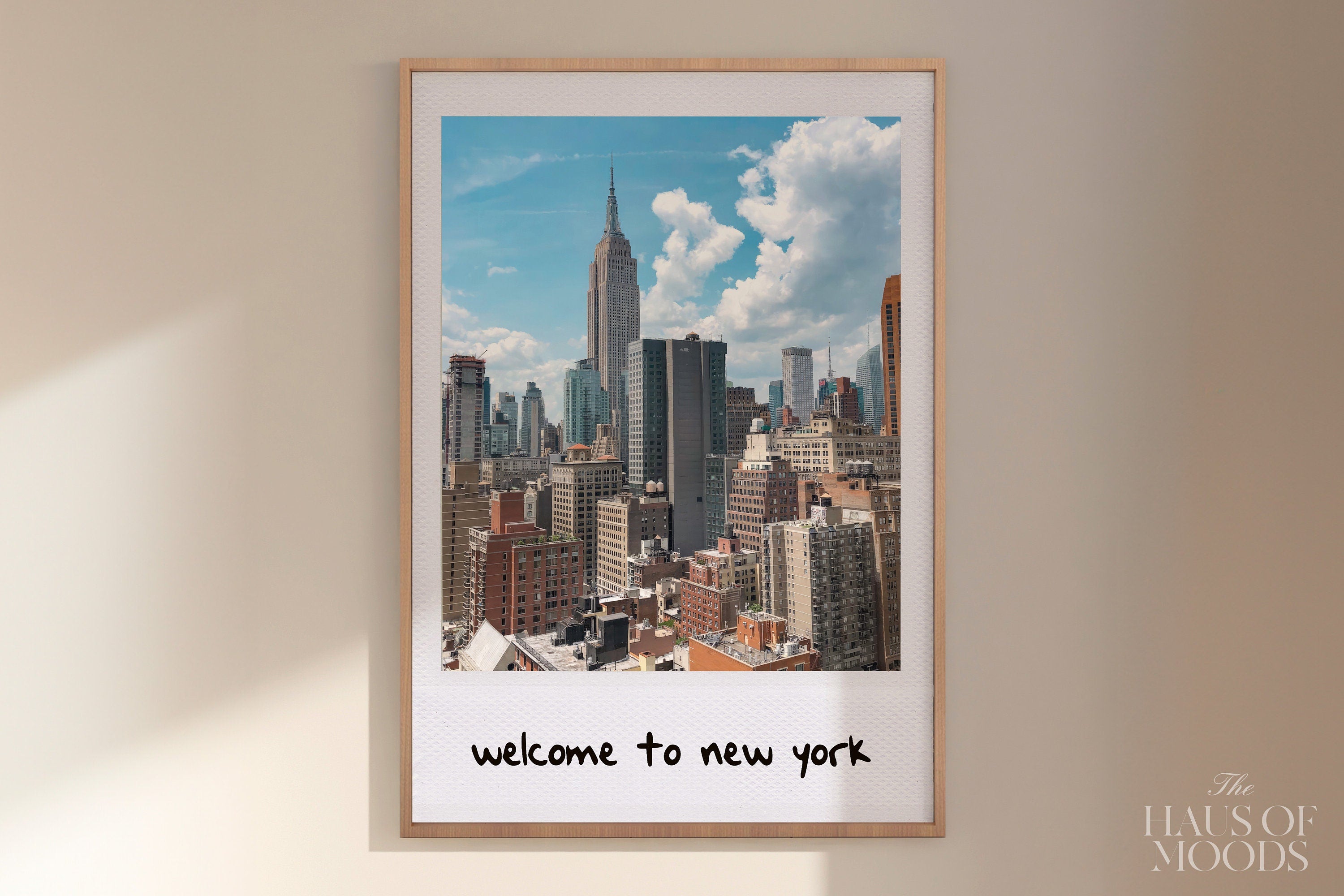 Welcome to New York 1989 Print , Retro Aesthetic, Girly Wall Art, Preppy Wall Art, Dorm Room Decor, Wall Art, Taylor Gift, 1989 Print, polaroid wall art, bar cart, taylor swift 1989, I know Places,Welcome to New york, New York City