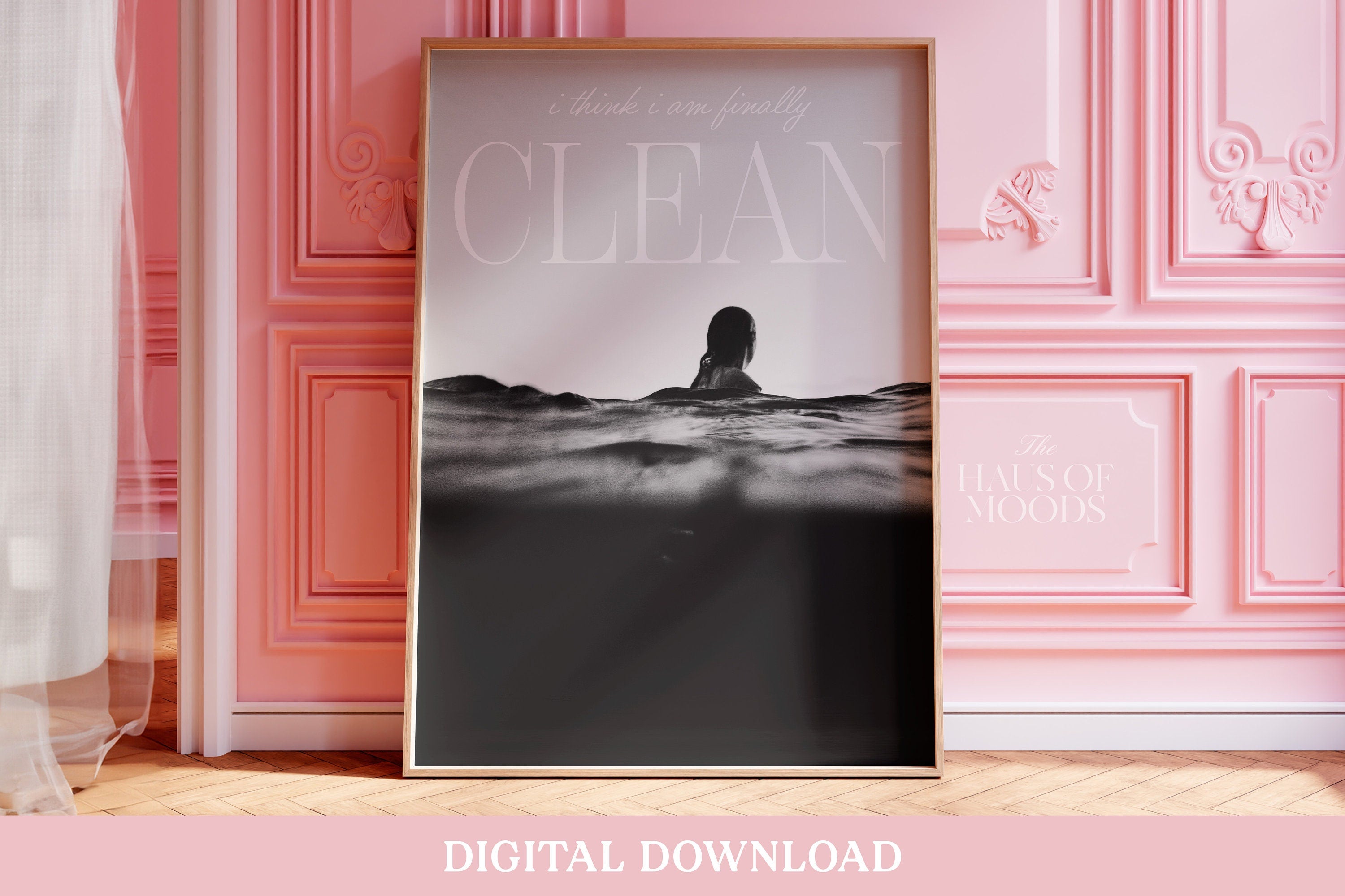 Clean Poster, Clean 1989, This Love, from the vault, wildest dreams, Style, Blank Space, Taylor Gift, Swiftie Gift, Clean, Eras Tour, Out Of the Woods 1989 Poster, Digital Download | Print at Home | Retro Aesthetic, Girly Wall Art, Preppy Wall Art