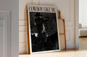 Cowboy Like Me Cowgirl Horse Sparkle Print