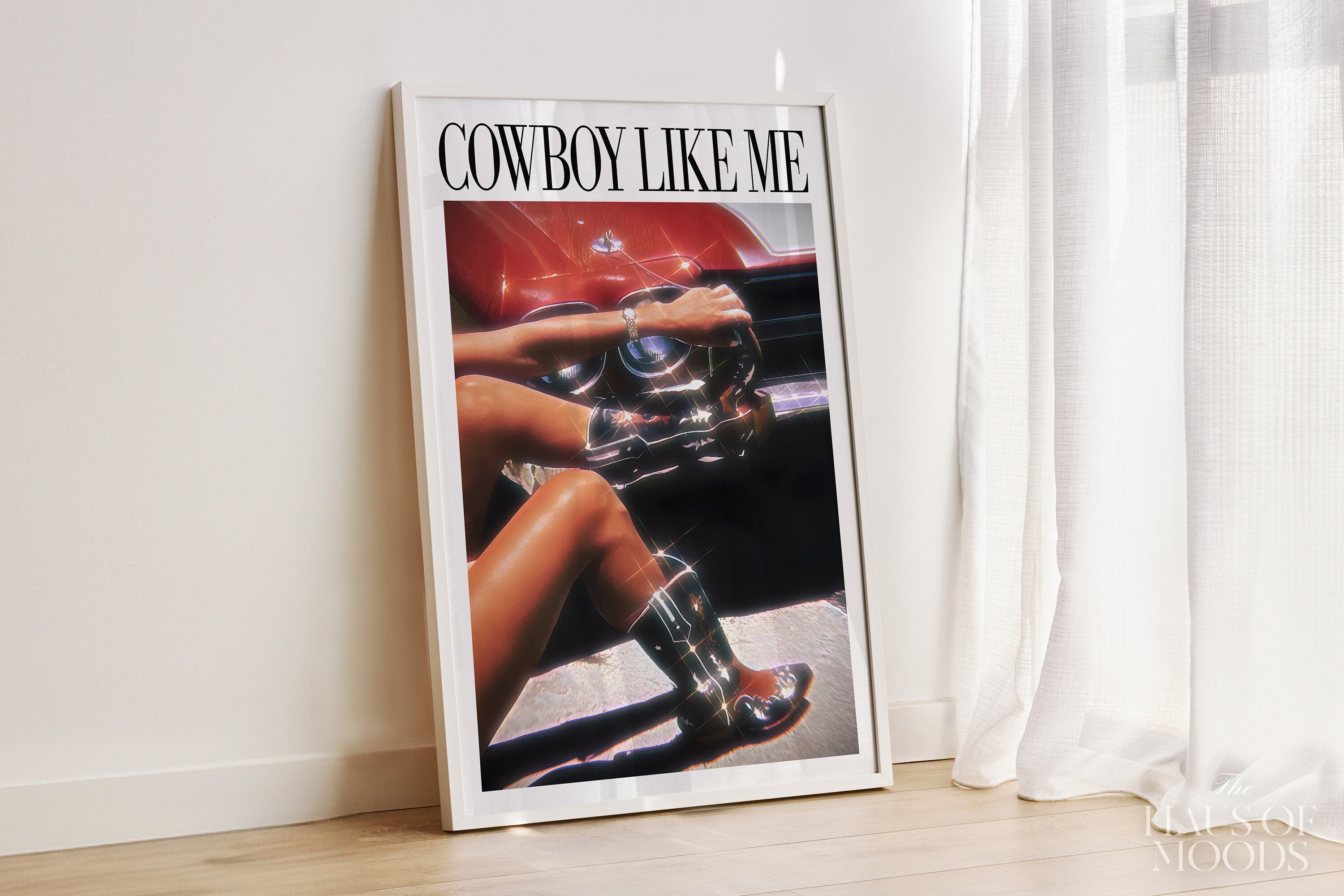 Cowboy Like Me Digital Print, Retro Aesthetic, Pink Girly Wall Art, Preppy Wall Art, Dorm Room Decor Wall Art, Swiftie Gift, Cowboy Like Me, Digital Print, Preppy Wall Art, Dorm Room Decor Wall Art Swiftie Gift, Evermore, y2k wall art preppy wall art