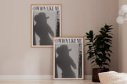 Cowboy Like Me Digital Print, Retro Aesthetic, Pink Girly Wall Art, Preppy Wall Art, Dorm Room Decor Wall Art, Swiftie Gift, Cowboy Like Me, Digital Print, Preppy Wall Art, Dorm Room Decor Wall Art Swiftie Gift, Evermore, y2k wall art preppy wall art