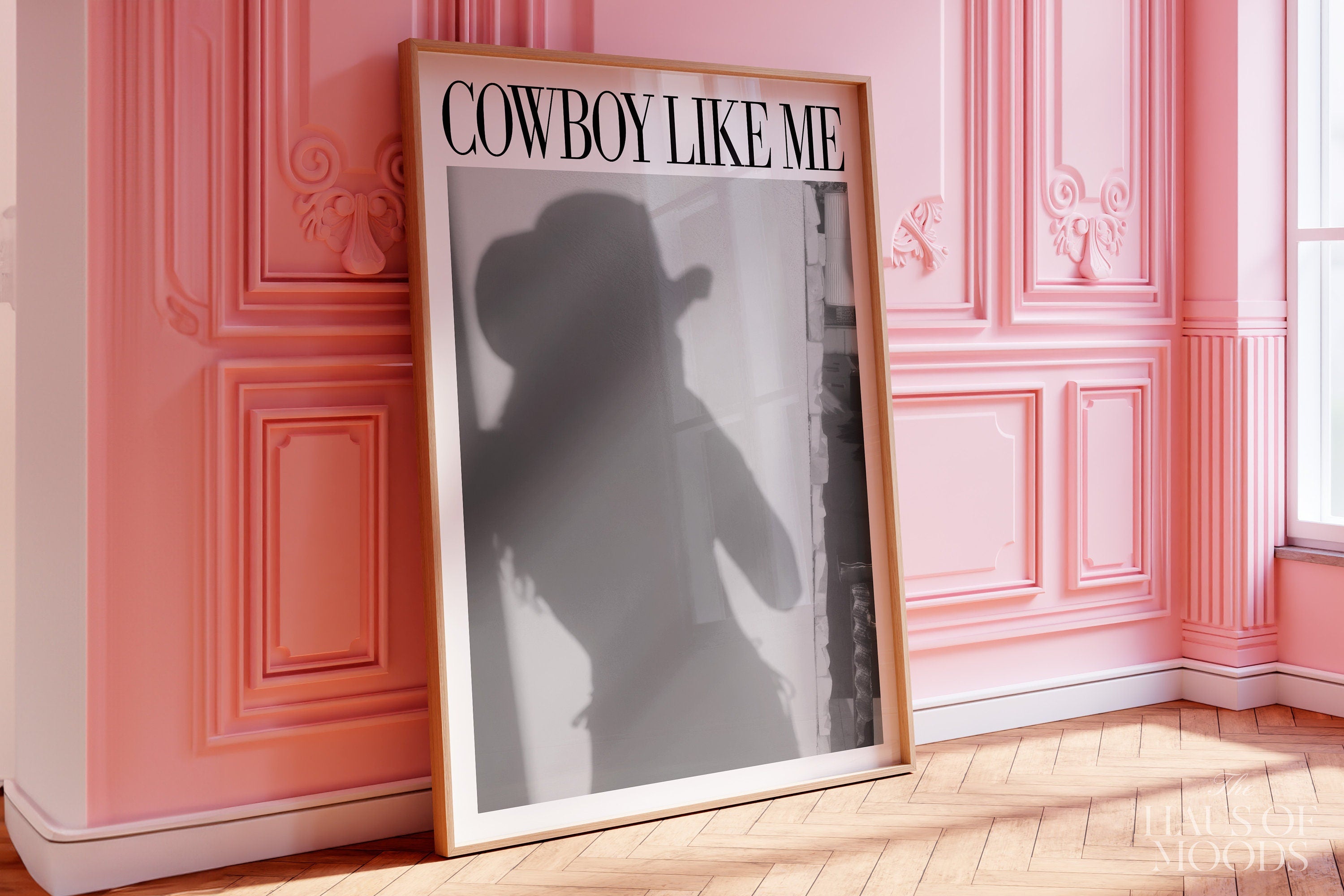 Cowboy Like Me Digital Print, Retro Aesthetic, Pink Girly Wall Art, Preppy Wall Art, Dorm Room Decor Wall Art, Swiftie Gift, Cowboy Like Me, Digital Print, Preppy Wall Art, Dorm Room Decor Wall Art Swiftie Gift, Evermore, y2k wall art preppy wall art