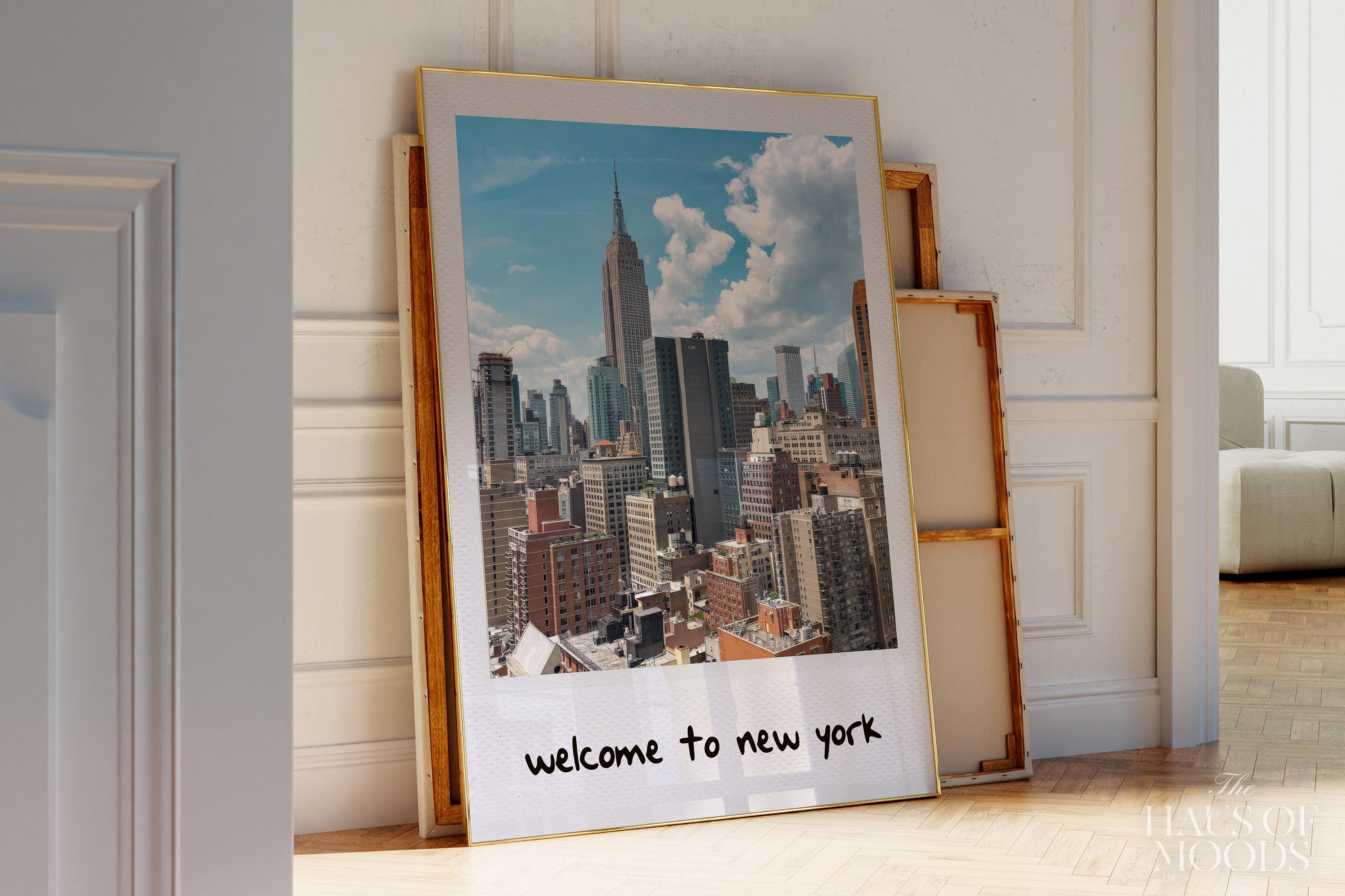 Welcome to New York 1989 Print , Retro Aesthetic, Girly Wall Art, Preppy Wall Art, Dorm Room Decor, Wall Art, Taylor Gift, 1989 Print, polaroid wall art, bar cart, taylor swift 1989, I know Places,Welcome to New york, New York City