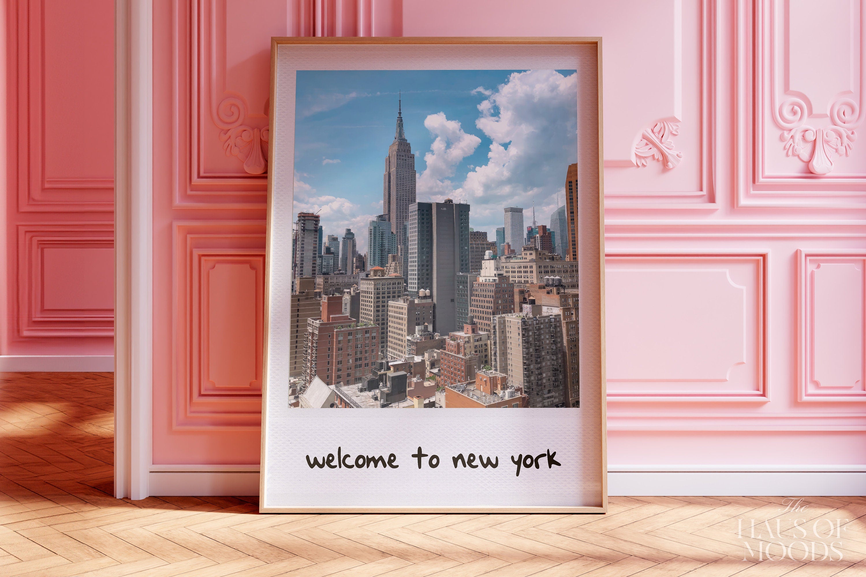 Welcome to New York 1989 Print , Retro Aesthetic, Girly Wall Art, Preppy Wall Art, Dorm Room Decor, Wall Art, Taylor Gift, 1989 Print, polaroid wall art, bar cart, taylor swift 1989, I know Places,Welcome to New york, New York City