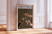 Champagne Problems Print | Evermore Print | Champagne Gift | Bar Cart Printable | Taylor Print