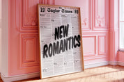 New Romantics Poster | 1989 New Romantics Print |  Wall Art | Taylor Gift | 1989 Print