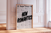 New Romantics Poster | 1989 New Romantics Print |  Wall Art | Taylor Gift | 1989 Print