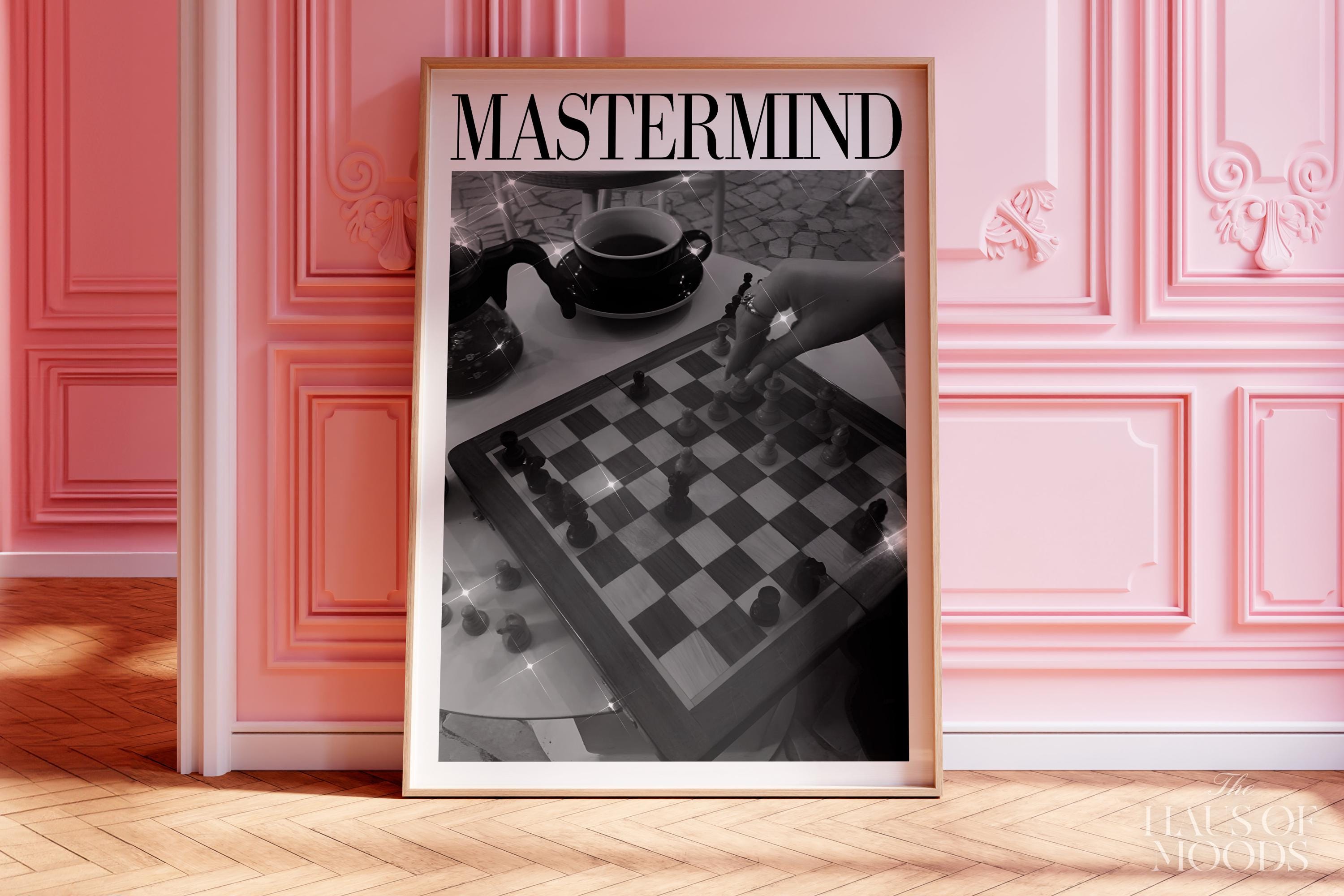 Mastermind Chess Board Print