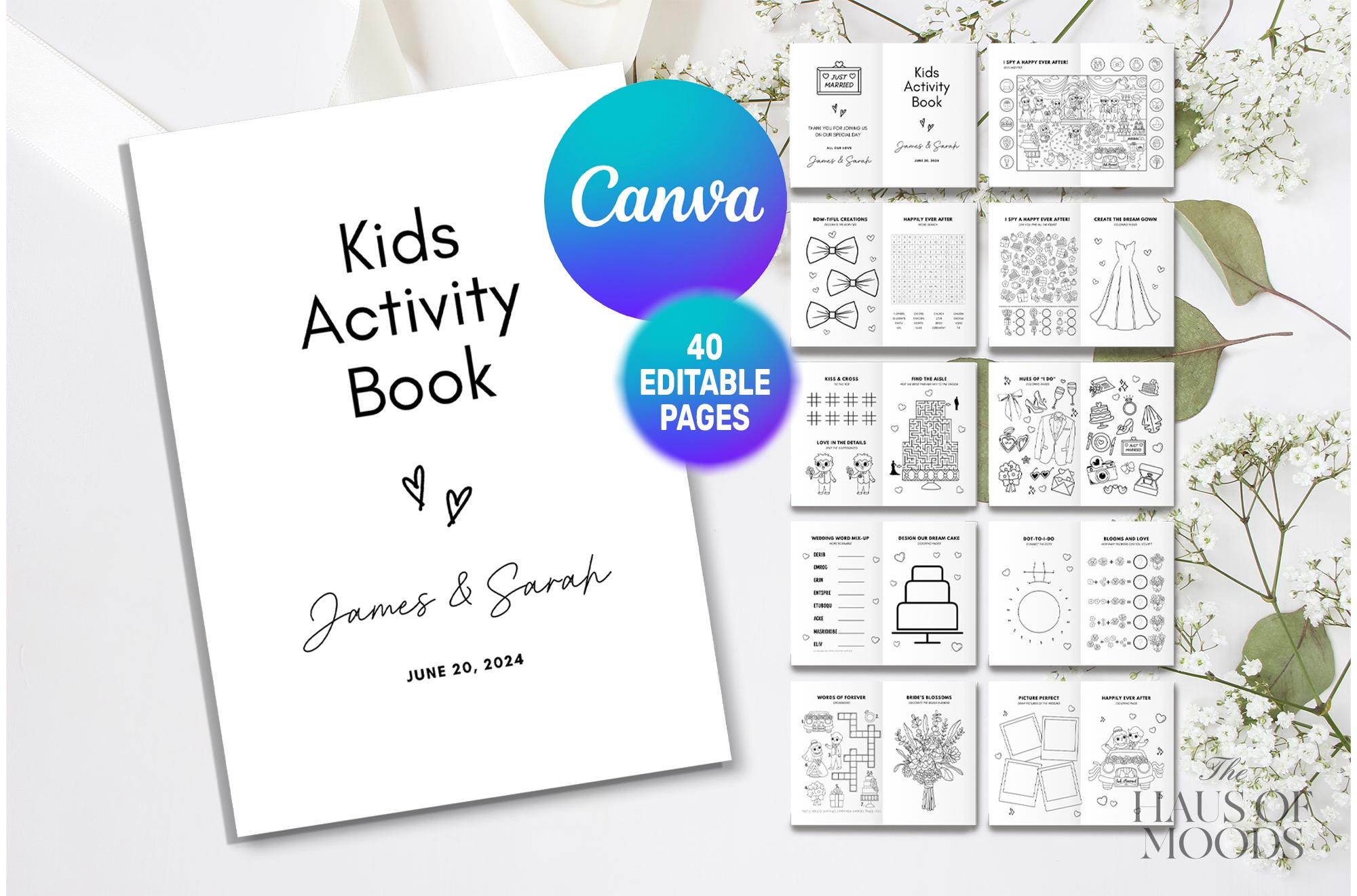 Wedding Activity Book, Wedding Coloring Book, Kids Wedding Activity, Editable Wedding Book, Printable Kids Activity, Children’s Wedding Booklet, Wedding Day Fun, Coloring Book for Kids, Wedding Printable Art, Wedding Kid Entertainment, Wedding Kids