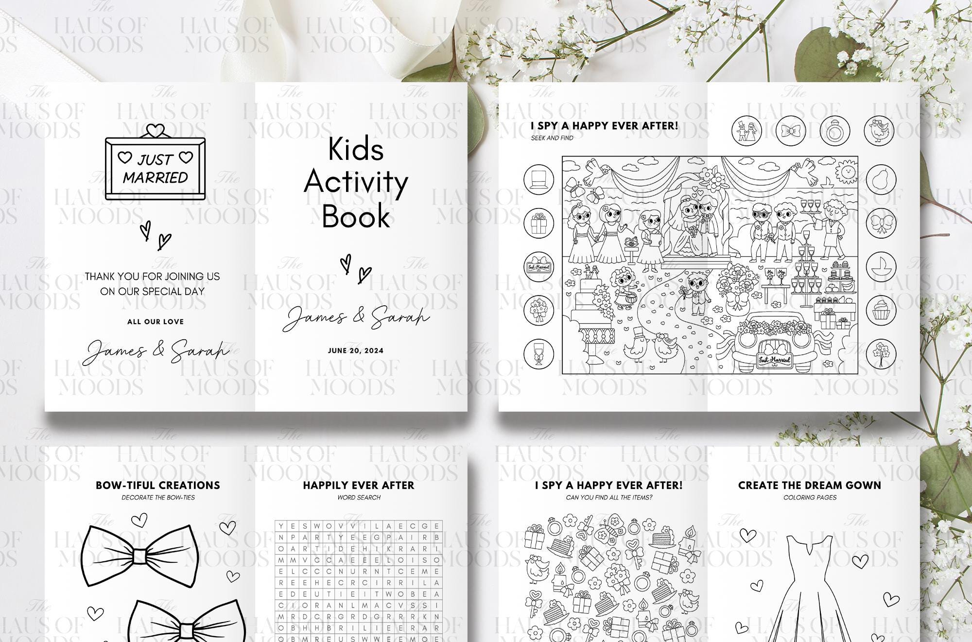 Wedding Activity Book, Wedding Coloring Book, Kids Wedding Activity, Editable Wedding Book, Printable Kids Activity, Children’s Wedding Booklet, Wedding Day Fun, Coloring Book for Kids, Wedding Printable Art, Wedding Kid Entertainment, Wedding Kids