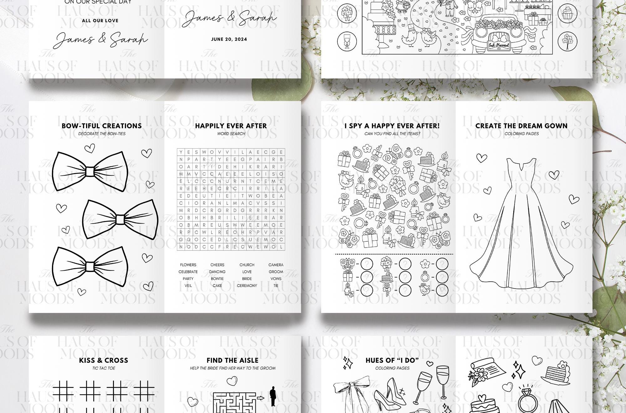 Wedding Activity Book, Wedding Coloring Book, Kids Wedding Activity, Editable Wedding Book, Printable Kids Activity, Children’s Wedding Booklet, Wedding Day Fun, Coloring Book for Kids, Wedding Printable Art, Wedding Kid Entertainment, Wedding Kids