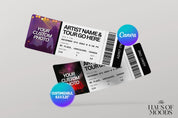 gift for her,personalized gifts,concert ticket gift,custom ticket,concert ticket,anniversary gift,diy event ticket,template editable,event ticket,ticket template,canva template,editable template,printable tickets