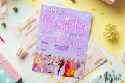 Editable Trendy Taylor Birthday Digital Invite In My Birthday Era Birthday Party Invitation Ts Birthday Era Invite Eras Party Girl Invite