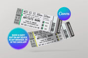 Tickets,Concert Ticket Gift,Fake Concert Ticket,Concert Ticket,Ticket Template,Editable Ticket,Printable Ticket,Printable Tickets,Fake Ticketmaster,Canva Ticket,Ticketmaster Ticket,Ticket Svg