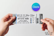 Tickets,Concert Ticket Gift,Fake Concert Ticket,Concert Ticket,Ticket Template,Editable Ticket,Printable Ticket,Printable Tickets,Fake Ticketmaster,Canva Ticket,Ticketmaster Ticket,Ticket Svg