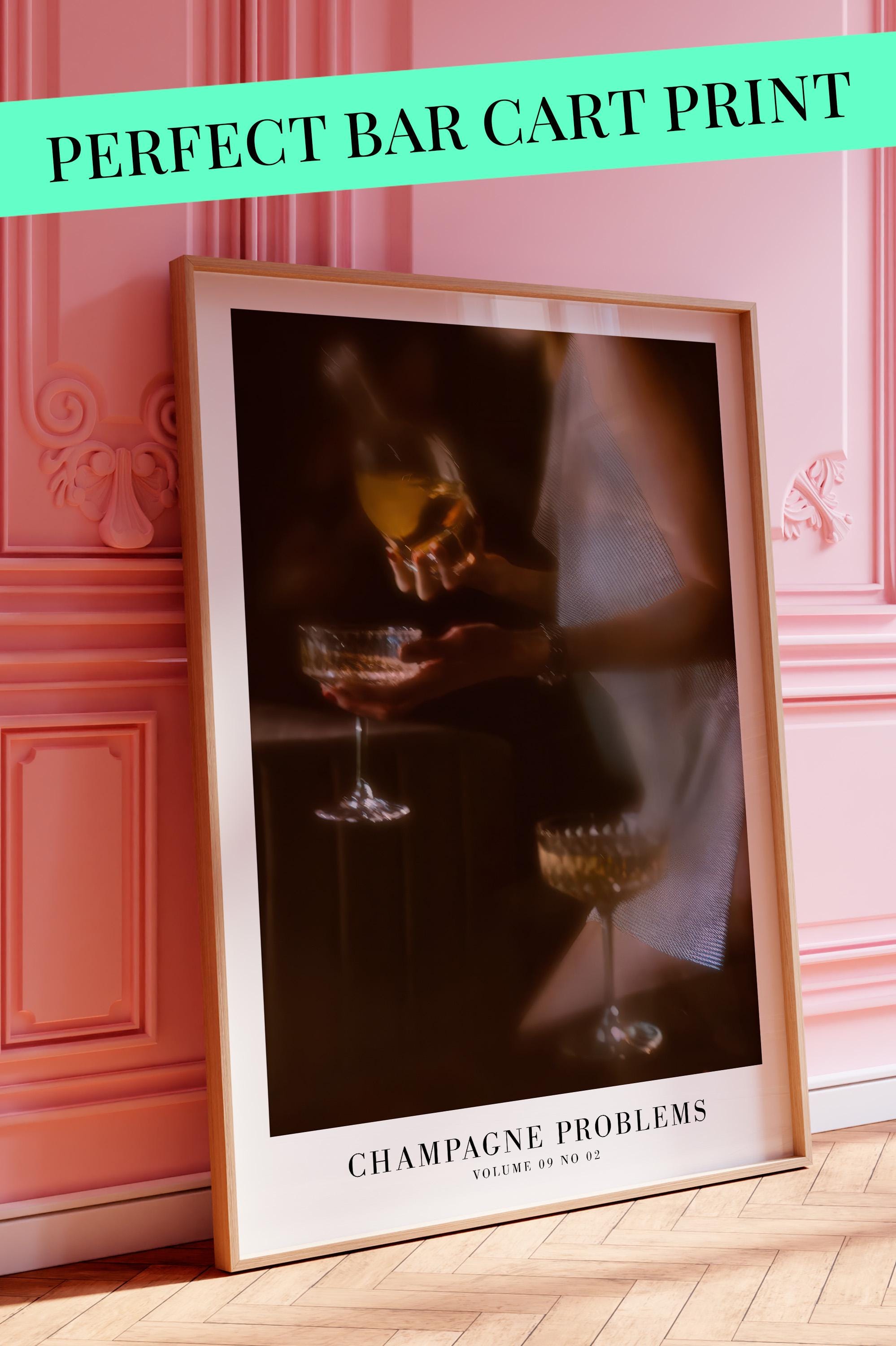 Champagne Problems Poster | Bar Cart | Taylor Album Art (Digital Download)