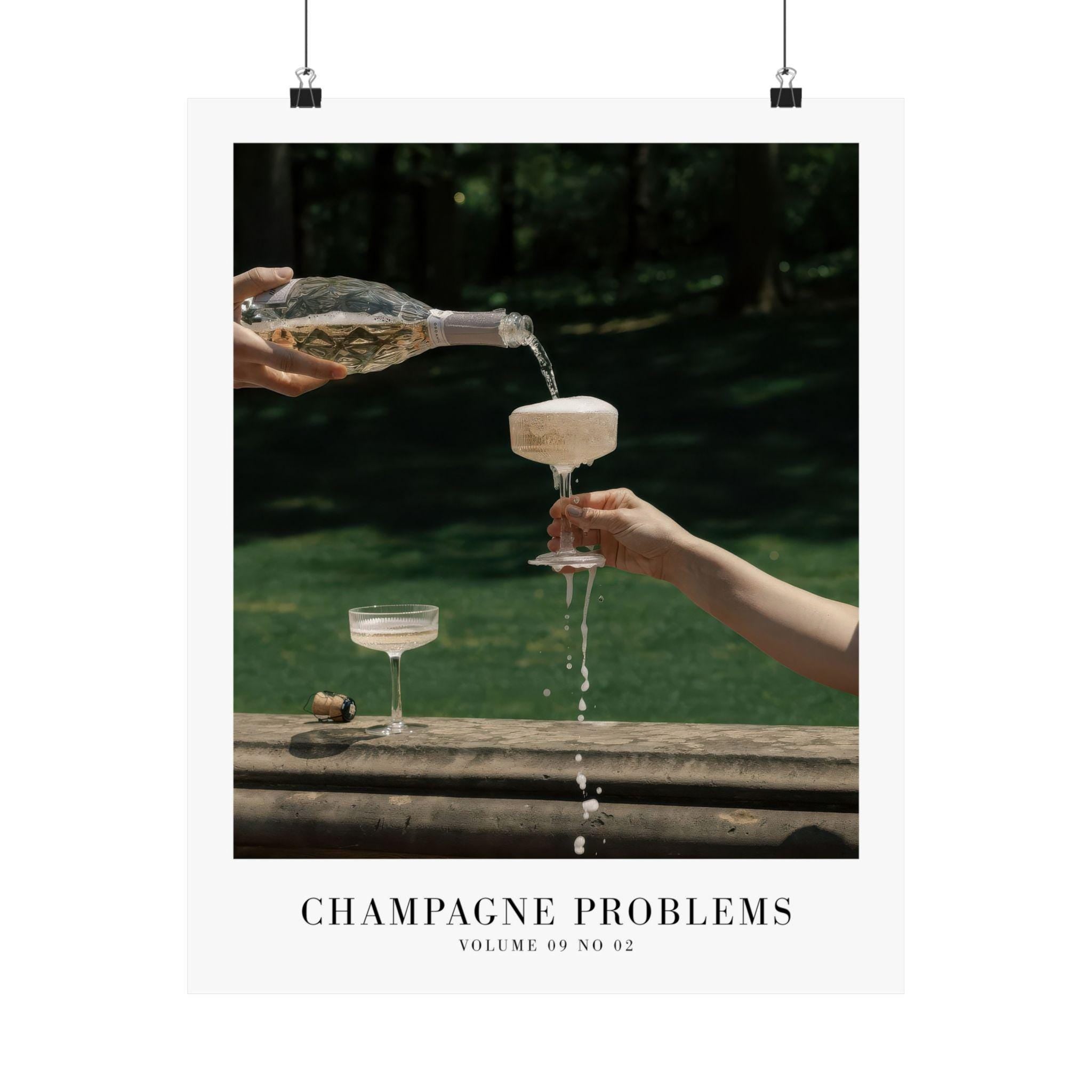 Champagne Problems Evermore Taylor Swift–inspired poster — detail view 5