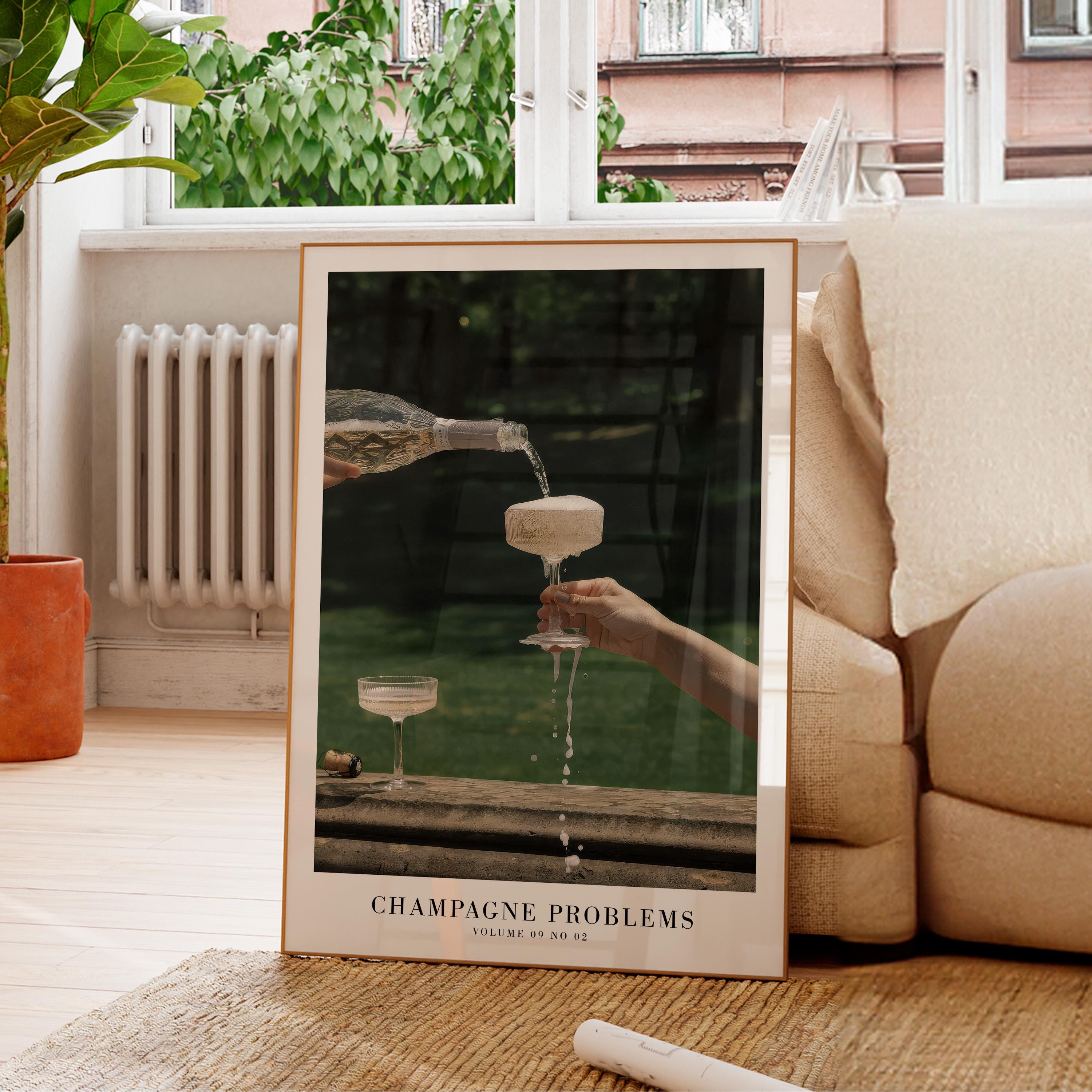 Champagne Problems Poster | Bar Cart Decor | Taylor Album Art (Digital Download)