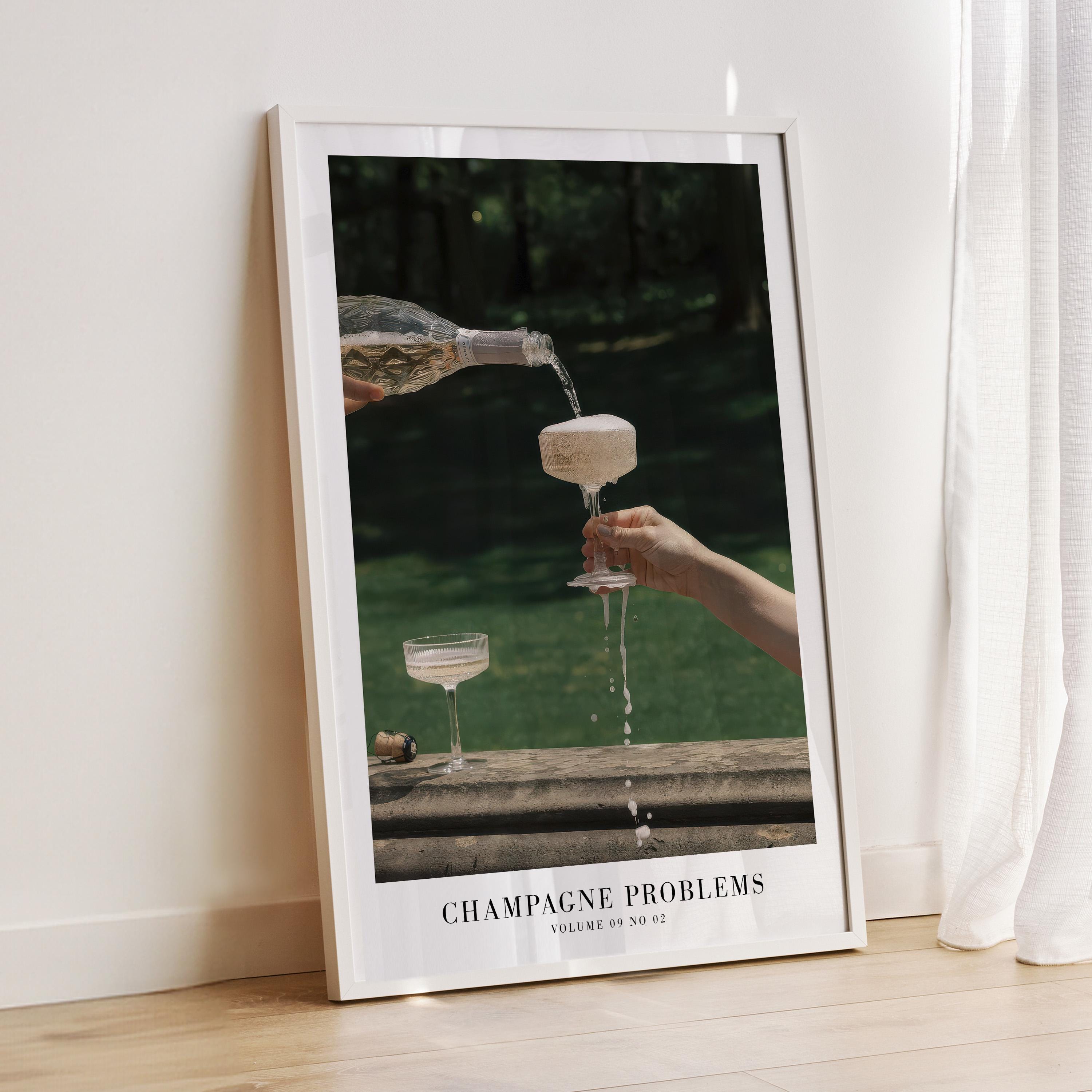 Champagne Problems Poster | Bar Cart Decor | Taylor Album Art (Digital Download)