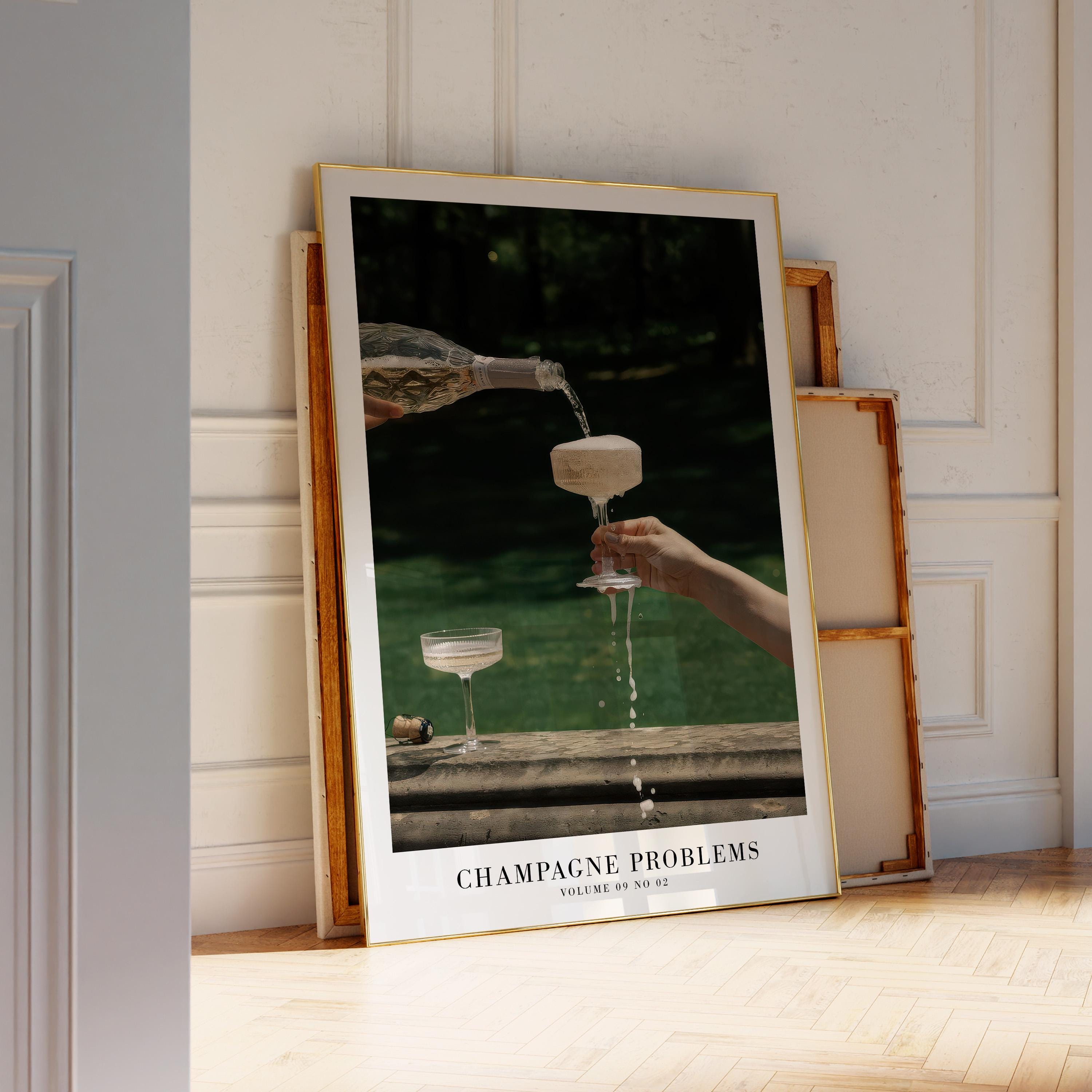 Champagne Problems Poster | Bar Cart Decor | Taylor Album Art (Digital Download)