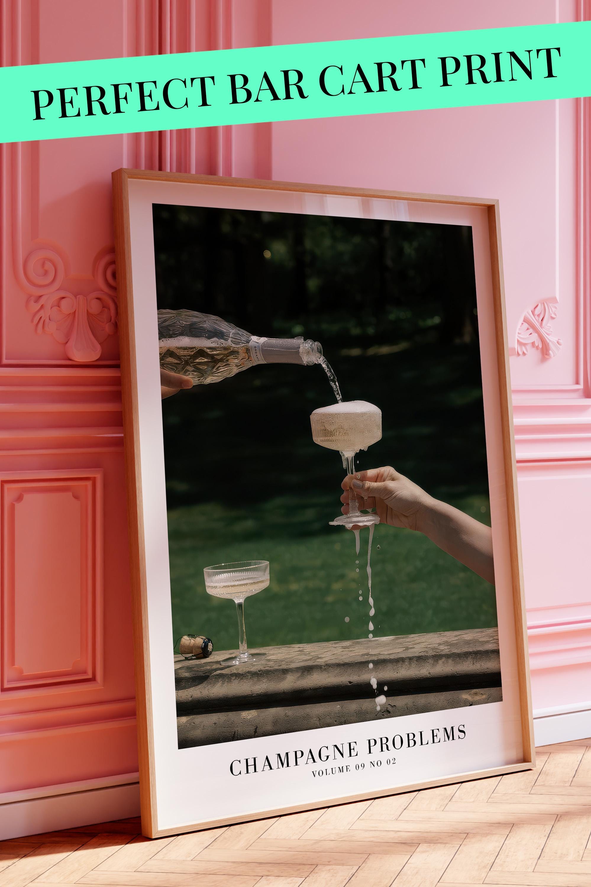 Champagne Problems Poster | Bar Cart Decor | Taylor Album Art (Digital Download)