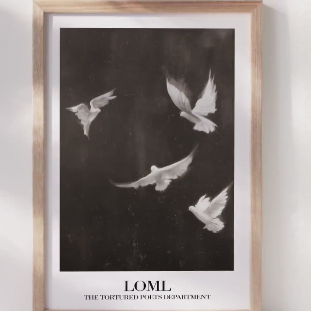 Loml Poster | Poets Era Print |  Poets Era Wall Art | Music Album-Inspired Poster | Tay Poster