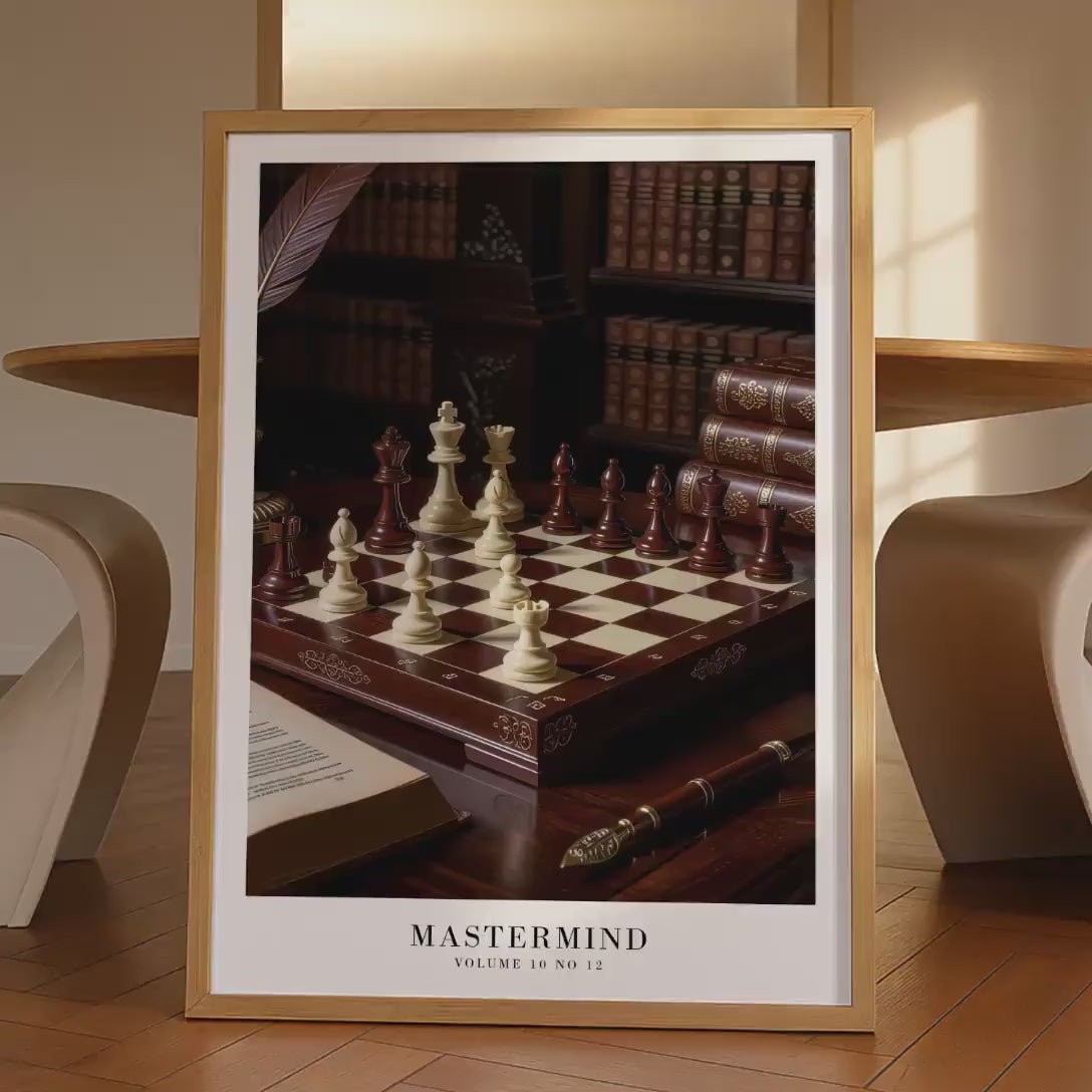 Mastermind Chess Poster