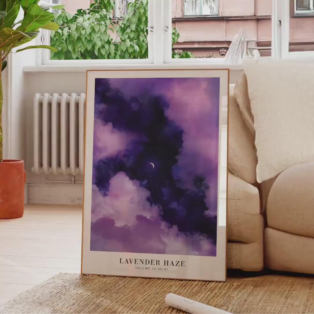 Lavender Haze Midnights Poster