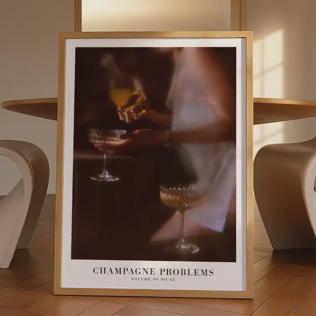 Champagne Problems Poster | Bar Cart | Taylor Album Art