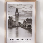 So Long London Poster | Poets Era Print |  Poets Era Wall Art | Music Album-Inspired Poster | Tay Poster