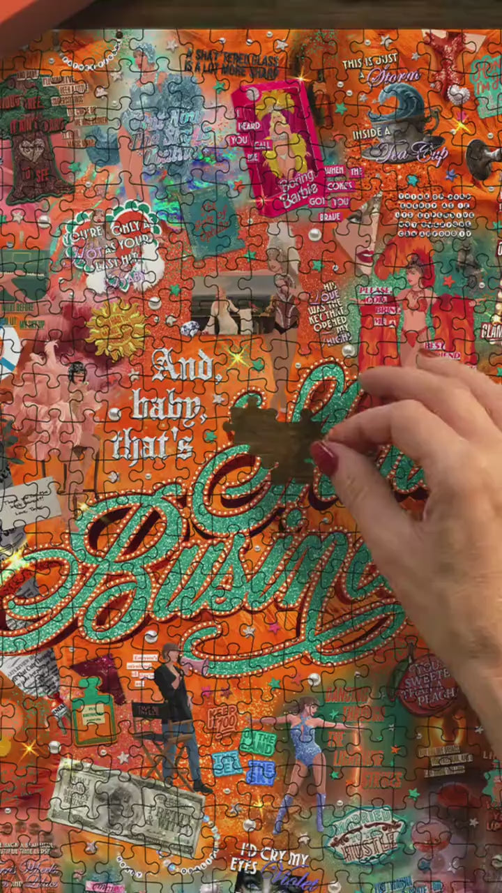 Showgirl Lyrics & Easter Eggs Puzzle ©