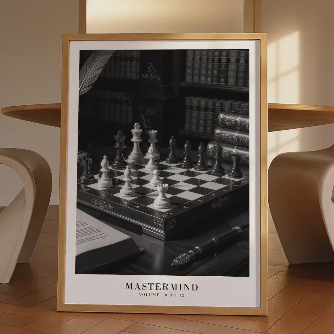 Mastermind Chess Poster
