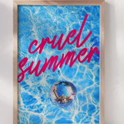 Cruel Summer Poster | Lover Album Poster |   Wall Art | Taylor Art Poster | Minimal Taylor-Inspired Print