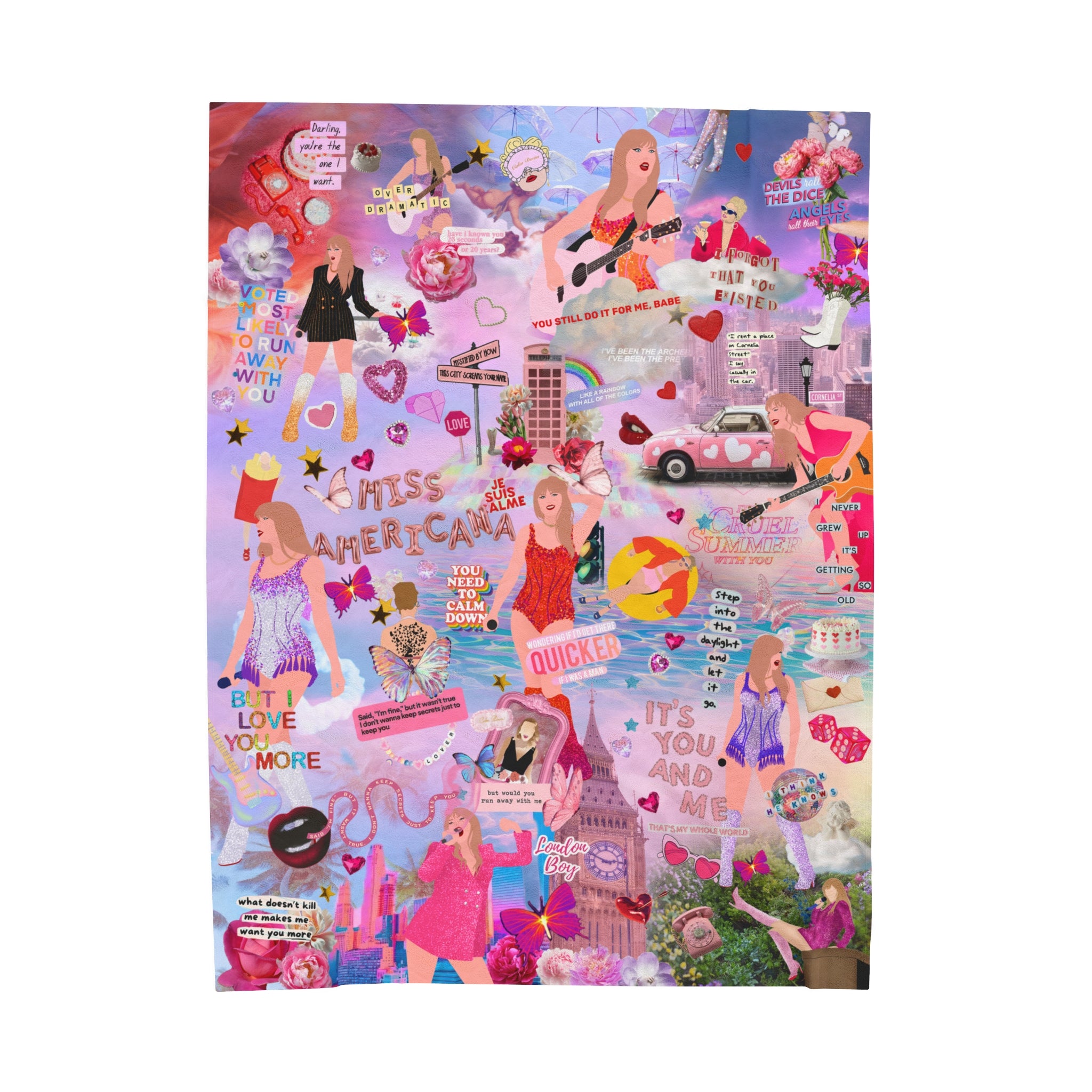 Eras Blanket | Design 03  | Personalized Name Blanket for kids,  - et personalized, custom  - et, Girl room decor, throw  - et.