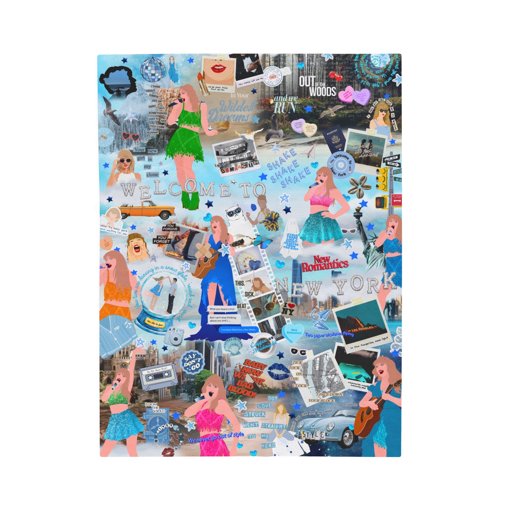 Eras Blanket | Design 04  | Personalized Name Blanket for kids,  - et personalized, custom  - et, Girl room decor, throw  - et.