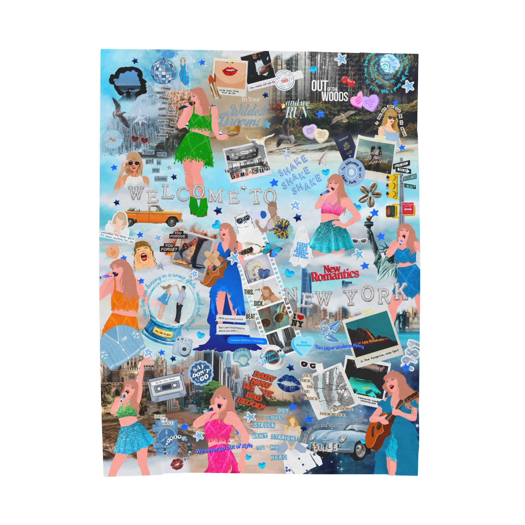 Eras Blanket | Design 04  | Personalized Name Blanket for kids,  - et personalized, custom  - et, Girl room decor, throw  - et.