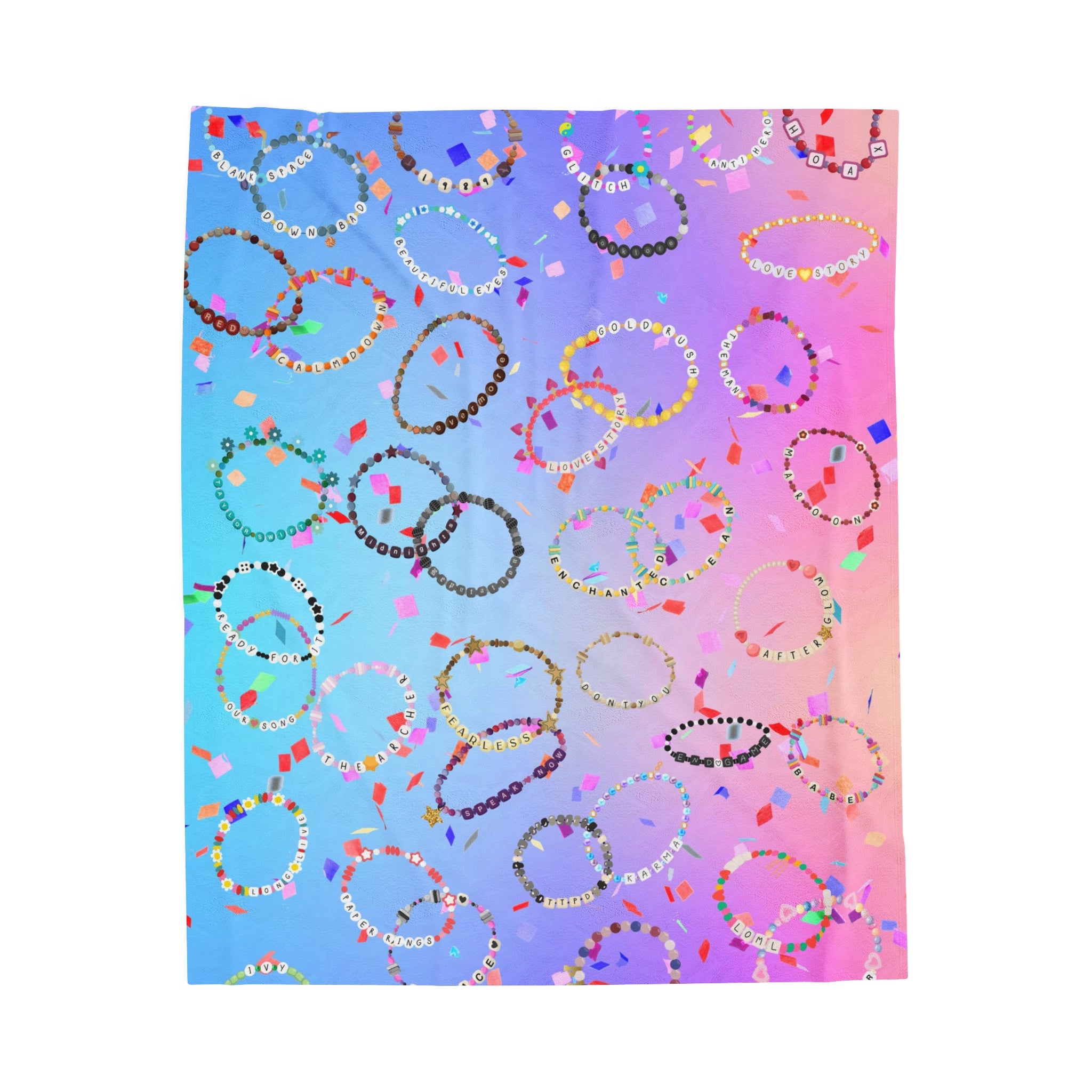 Eras Blanket | Design 06  | Personalized Name Blanket for kids,  - et personalized, custom  - et, Girl room decor, throw  - et.