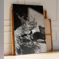 Champagne Glass Splash Poster