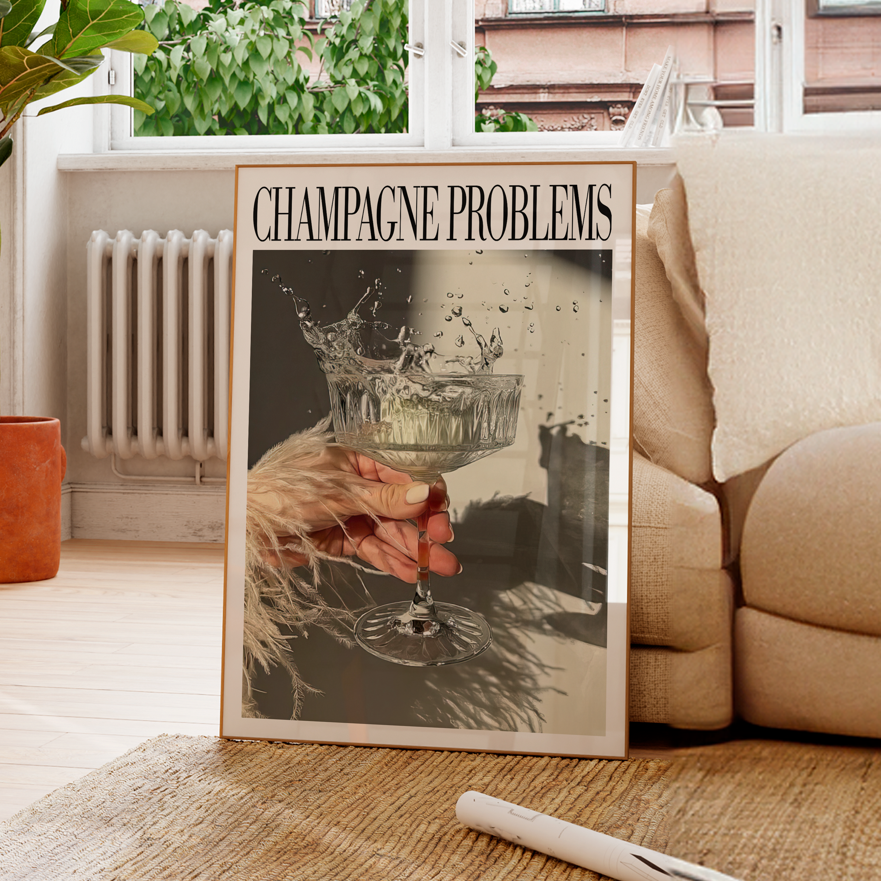 Champagne Problems Splash.