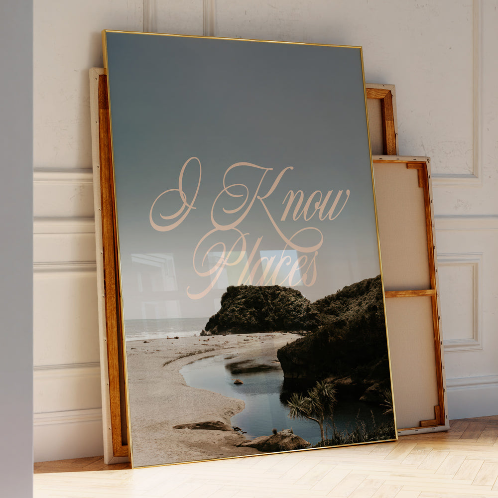 I Know Places 1989-era Taylor Swift–inspired poster wall art print